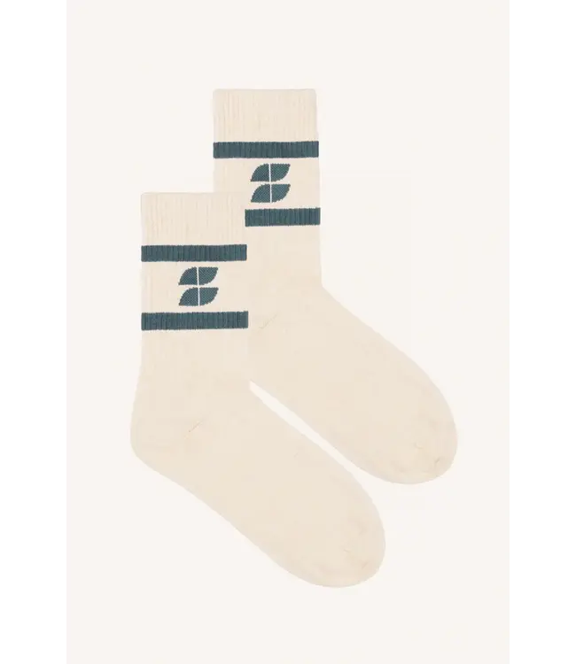 109057 Logo  oystergrey socks OCEAN