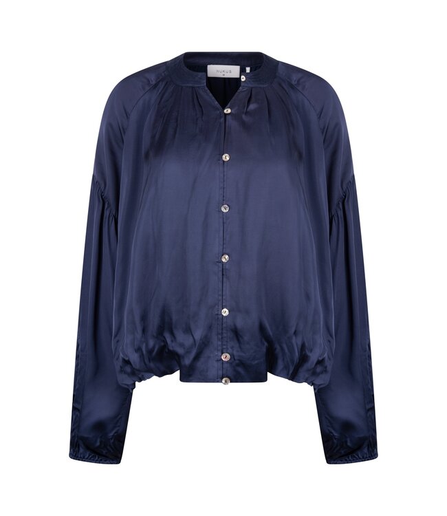 NKS02135-Navy  Elly Blouse