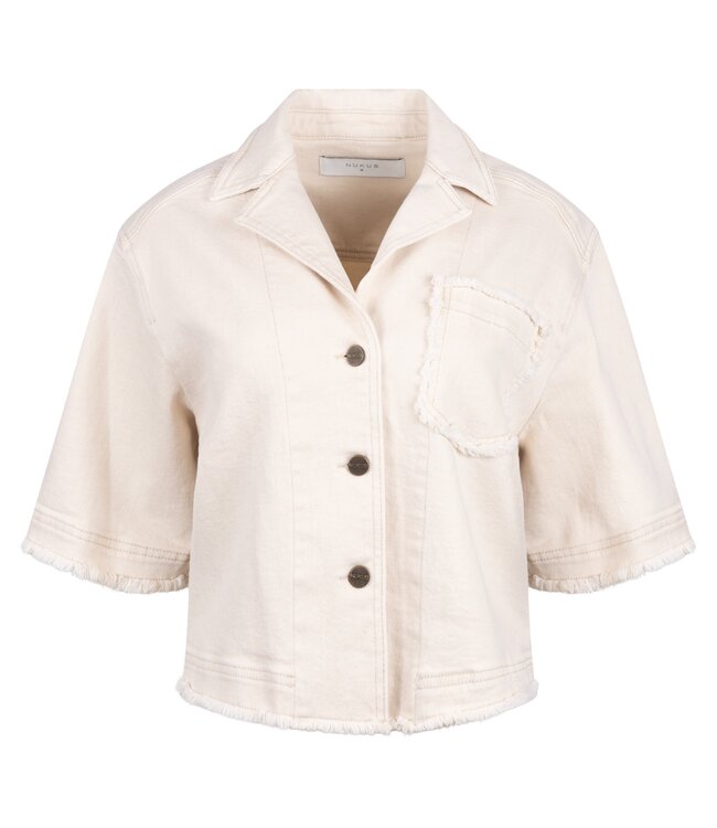 NKS13090-OffWhite  Charlie Jacket Ruffle