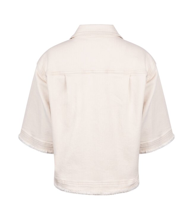 NKS13090-OffWhite  Charlie Jacket Ruffle