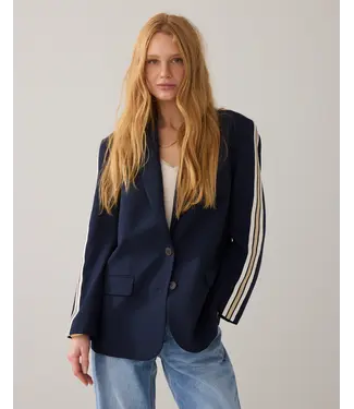 Summum Woman 1s1283-12364/000495-Midnightblue  Blazer with tape Viscose blend