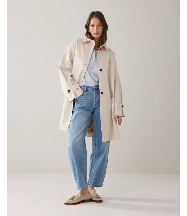 1s1280-12409/000122-Ivory  Jacket Gabardine