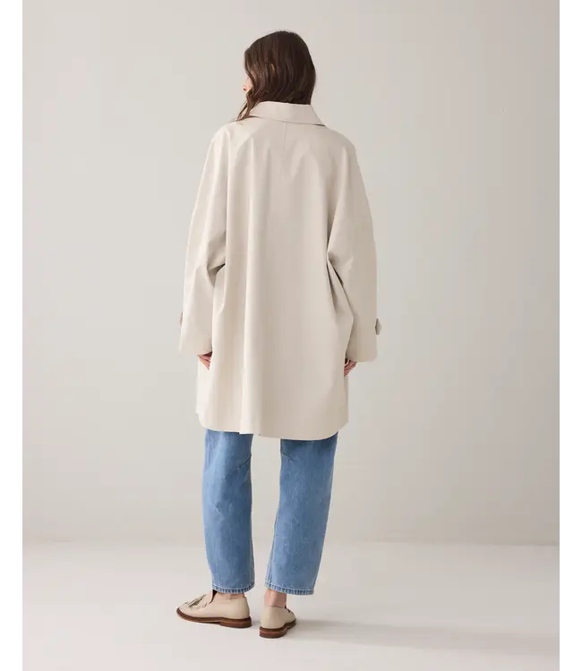 1s1280-12409/000122-Ivory  Jacket Gabardine