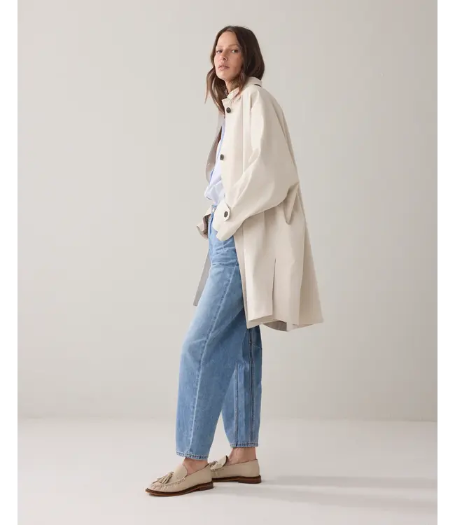 1s1280-12409/000122-Ivory  Jacket Gabardine