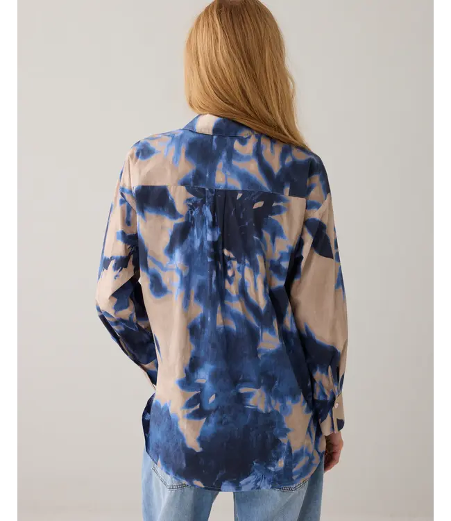 2s3446-12371/000120-Multicolour  Blouse Clouded flowers