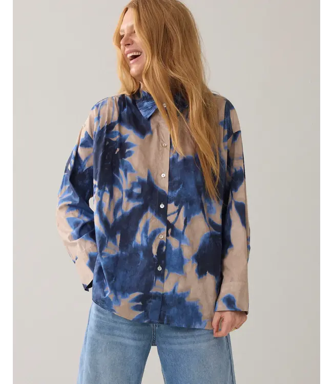 2s3446-12371/000120-Multicolour  Blouse Clouded flowers