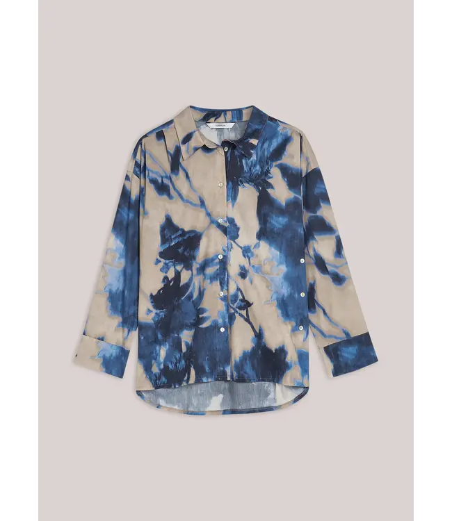 2s3446-12371/000120-Multicolour  Blouse Clouded flowers