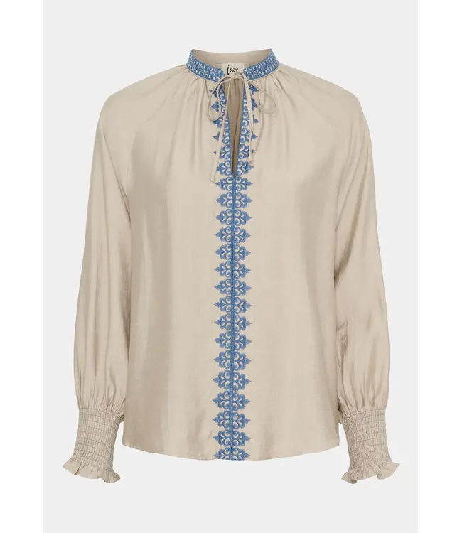 Z26.57837/N15Sandw/Blue  Lykke Deco Blouse