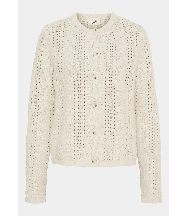 Z26.57825/101BrokenWhite  Gwen Cardigan