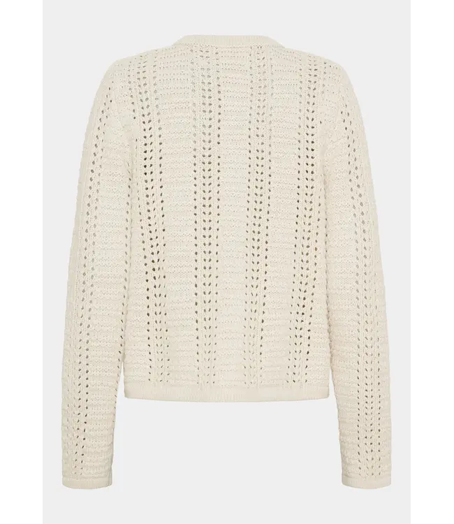 Z26.57825/101BrokenWhite  Gwen Cardigan