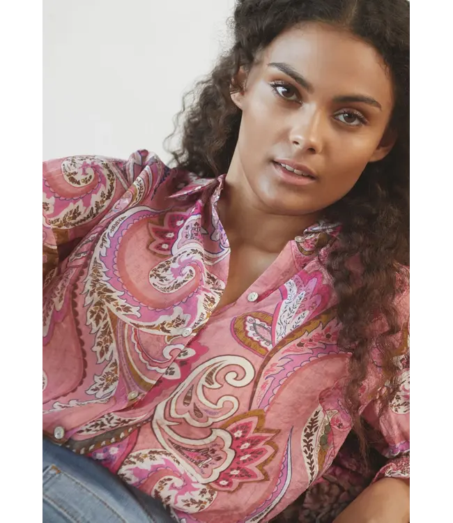 Z26.57834/N14RosePaisley  Lotta Smock Shirt