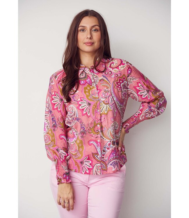 Z26.57834/N14RosePaisley  Lotta Smock Shirt