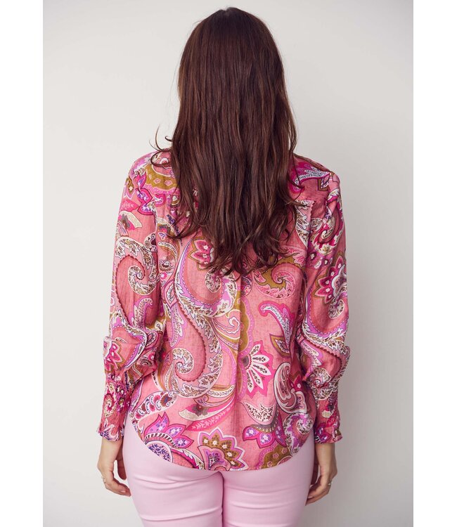 Z26.57834/N14RosePaisley  Lotta Smock Shirt