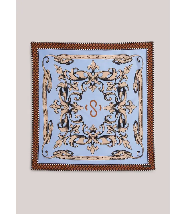 8s1077-8608/000423-Softblue  Scarf Satin small