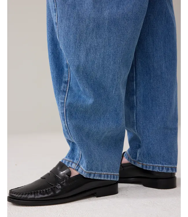 4s2927-5205/000426-Vintagebluedenim  Jeans cocoon fit Soft comford twill