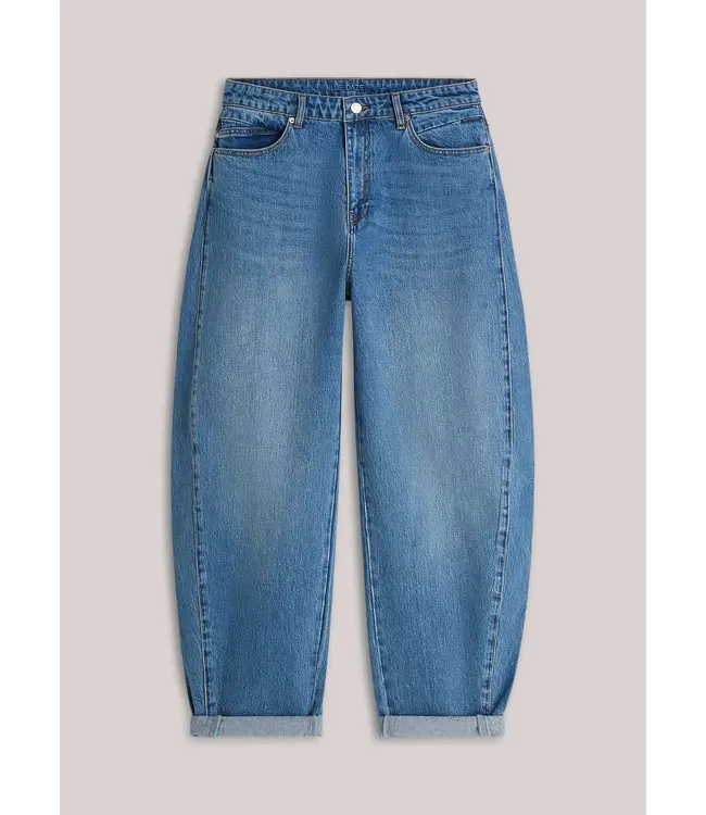 4s2927-5205/000426-Vintagebluedenim  Jeans cocoon fit Soft comford twill