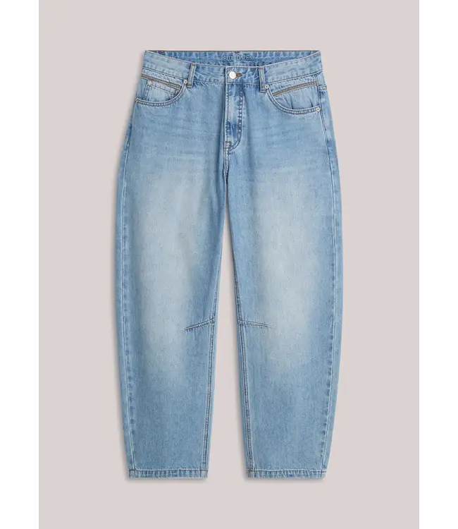 4s2746-5169/000426-Vintagebluedenim  Jeans cocoon leg Vintage cotton twill