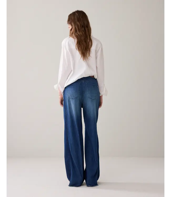 4s2926-5174/000453-Denim  Jeans wide leg Soft flowy denim