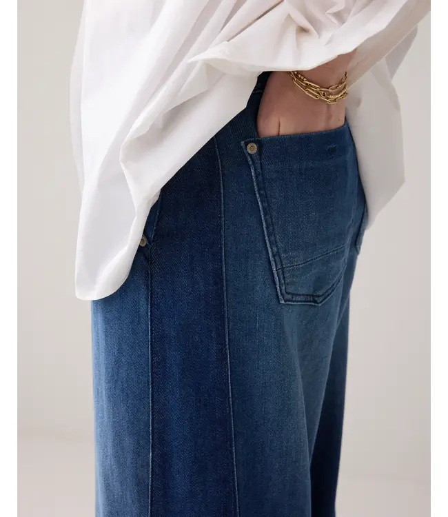 4s2926-5174/000453-Denim  Jeans wide leg Soft flowy denim