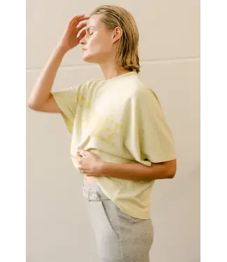 Aimée the Label BenjaminS6/Yellow  tone-on-tone print shirt