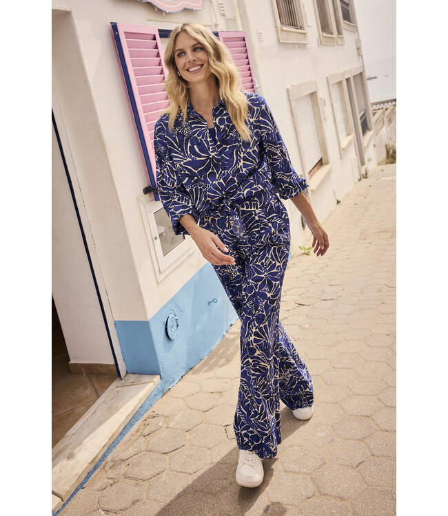 C31-19-101/099999-PrintInk  Trousers Ink Bloom