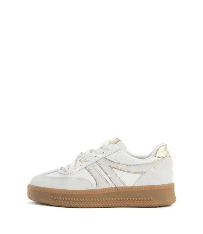 Jilly-165/WhiteWhiteGold  Sneaker