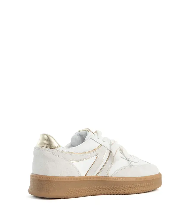 Jilly-165/WhiteWhiteGold  Sneaker