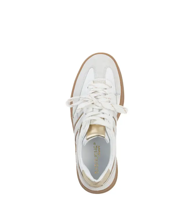 Jilly-165/WhiteWhiteGold  Sneaker
