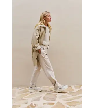 YAYA 02-001069-602/99046  Oversized cotton jacket with buttons and patch pockets