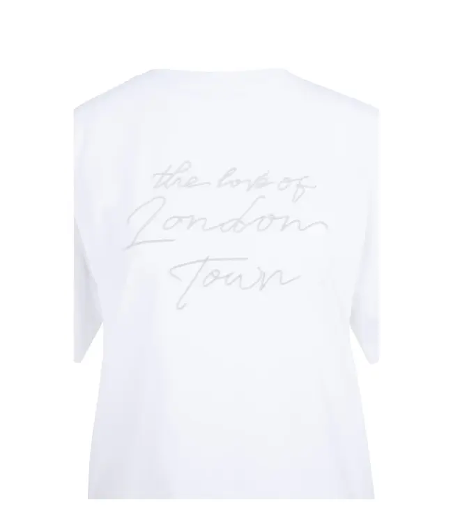 01-719081-602/442031  T-shirt with soft flock print and wide sleeves