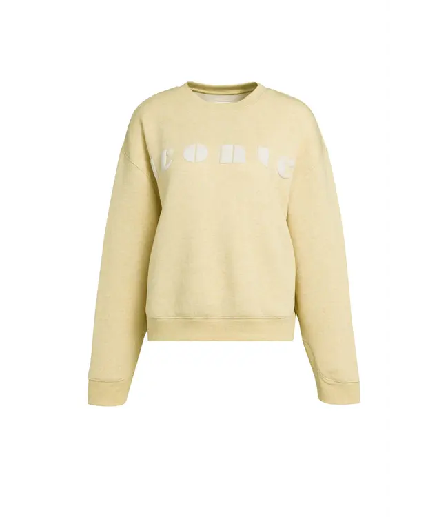 01-109110-602/309152  Soft sweater with chest artwork 'iconic'