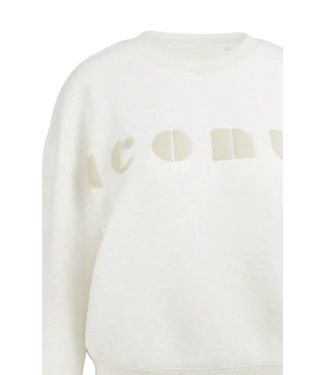 01-109110-602/990441  Soft sweater with chest artwork 'iconic'