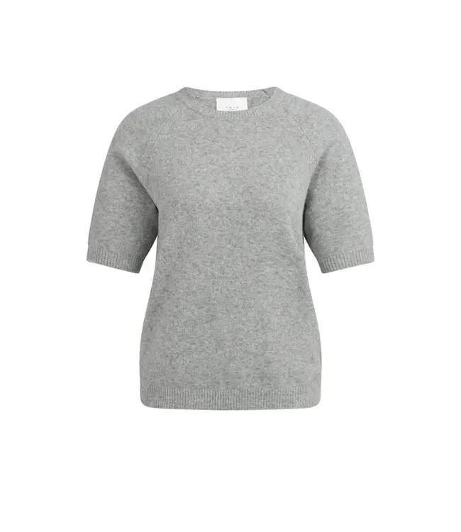 01-000458-602/990472  Soft sweater with short sleeves and round neckline