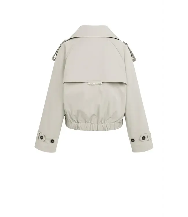 02-001070-602/99055  Short bomber jacket with trench details