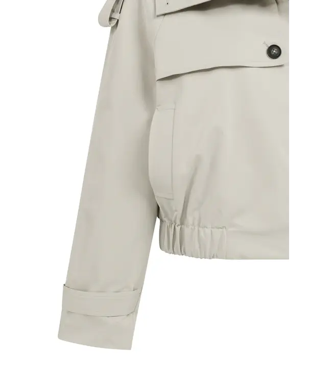02-001070-602/99055  Short bomber jacket with trench details