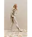 YAYA 01-000551-602/99044  Chunky knit sweater with short sleeves and round neck