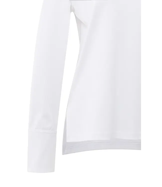 01-709321-602/00000  Jersey top with long sleeves and woven cuffs