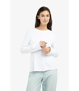 YAYA 01-709321-602/00000  Jersey top with long sleeves and woven cuffs