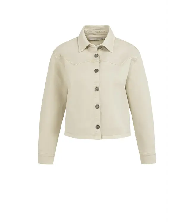 01-511049-602/99046  Colored denim jacket with decorative seams