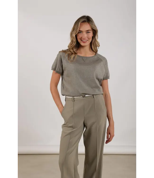 NKS01085-Army  Anita Top Lurex