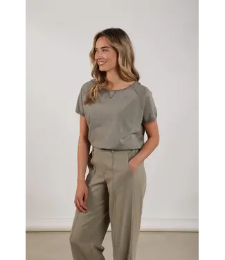 NUKUS NKS01085-Army  Anita Top Lurex