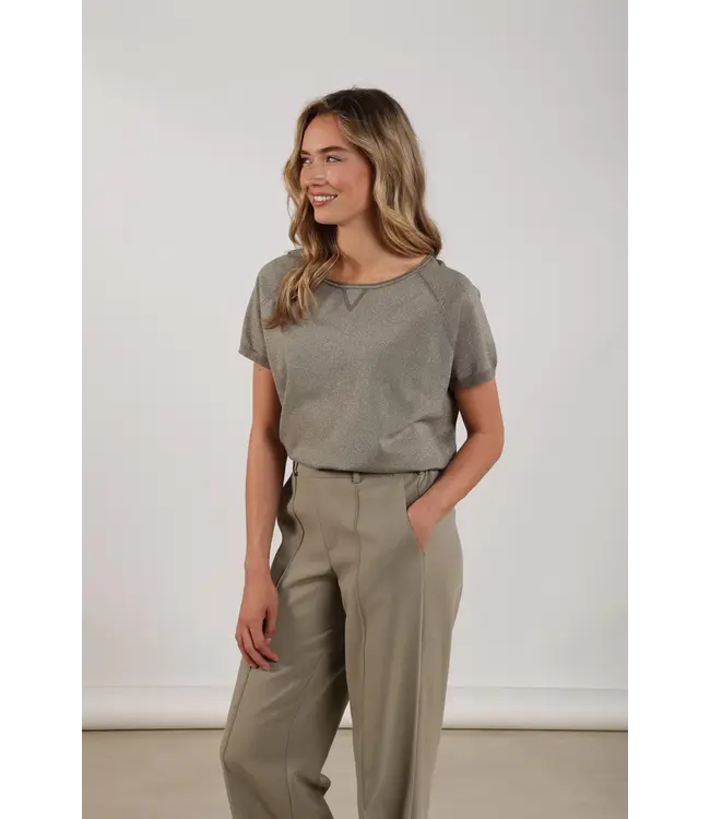 NKS01085-Army  Anita Top Lurex