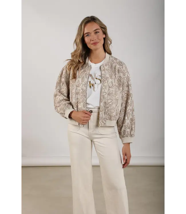 NKS13083-Sand  Ginny Bomber Paillet