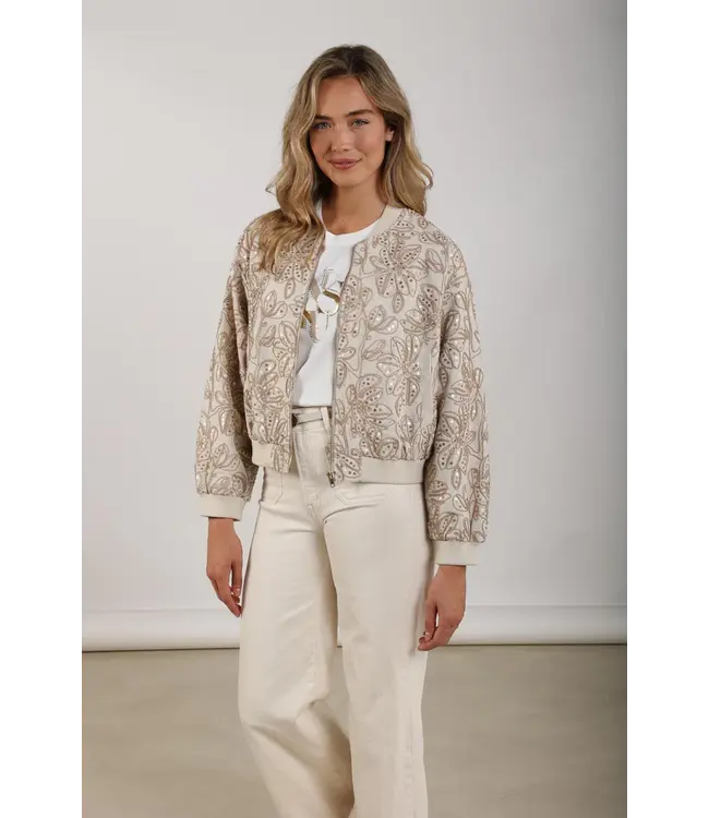 NKS13083-Sand  Ginny Bomber Paillet