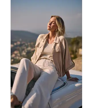 NUKUS NKS01168-Offwhite/Gold  Steffie Singlet Lurex