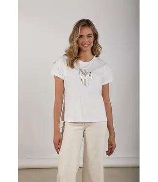 NUKUS NKS04018-Offwhite/Sand  Rowena Shirt