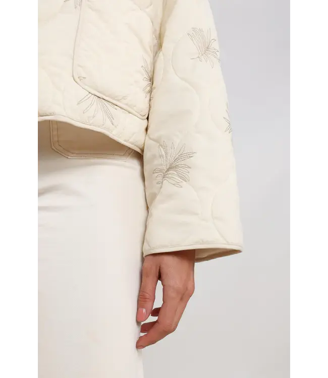 NKS13106-Sand  Jane Jacket Embroidery