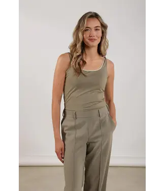 NUKUS NKS01186-Army/Gold  Juba Singlet