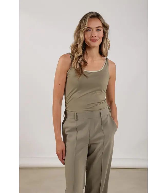 NKS01186-Army/Gold  Juba Singlet