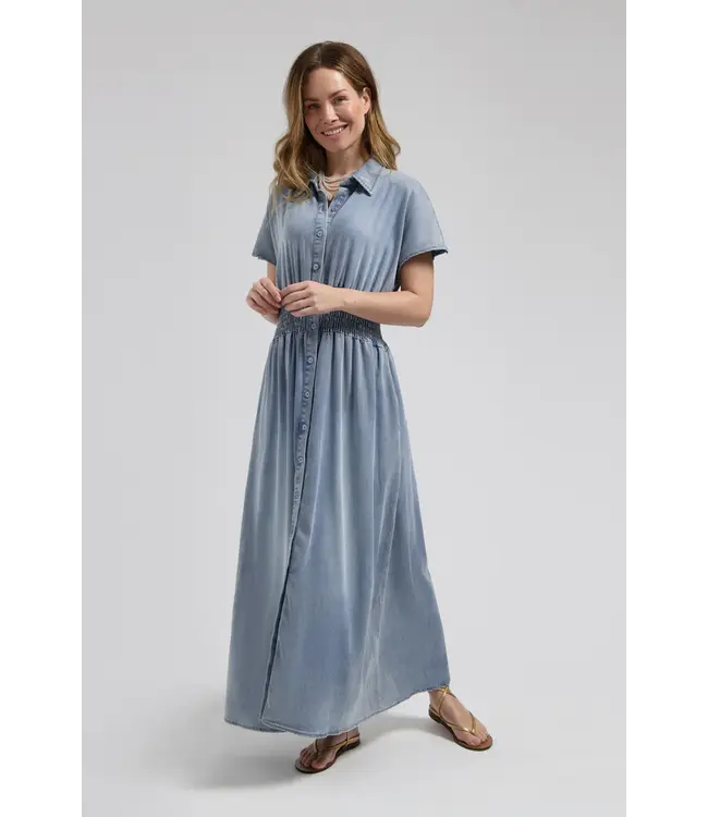 CR0163/LightBlue  Estelle Dress